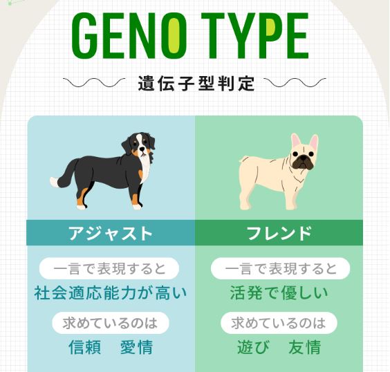 わんマッチ公式サイトによる犬の6つの性格タイプ分類の解説図